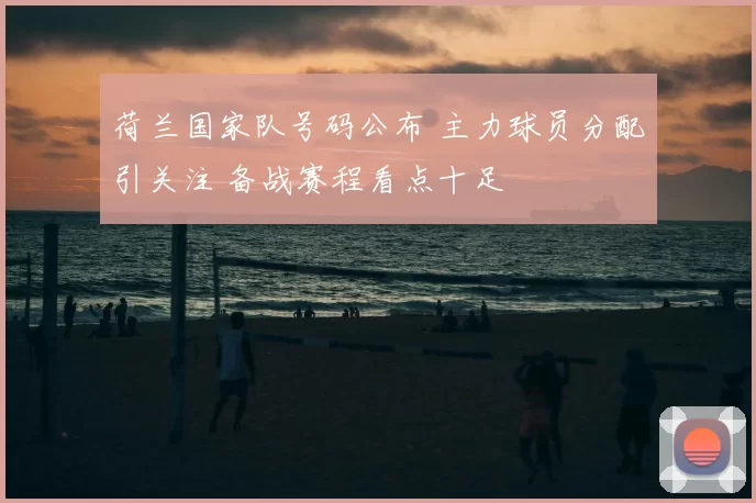 荷兰国家队号码公布 主力球员分配引关注 备战赛程看点十足